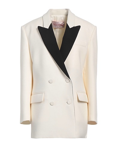 VALENTINO GARAVANI Blazer White 80% Virgin Wool, 20% Polyamide, Wool, Viscose