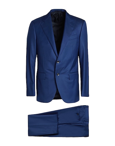 CARUSO Abito Blu navy 100% Super 150s Lana