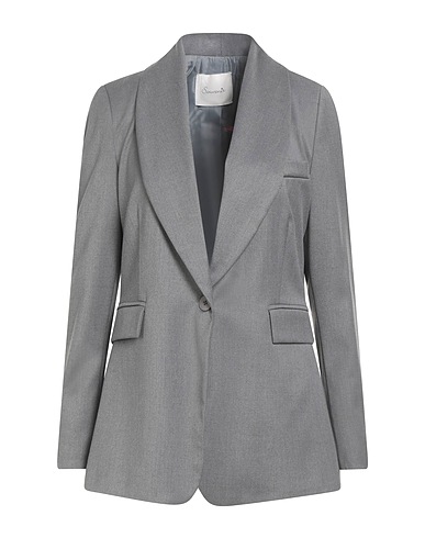 SOUVENIR Veste Gris 67% Polyester, 31% Viscose, 2% Élasthanne