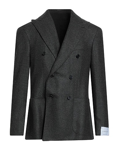 CARUSO Blazer Military green 86% Wool, 14% Polyamide