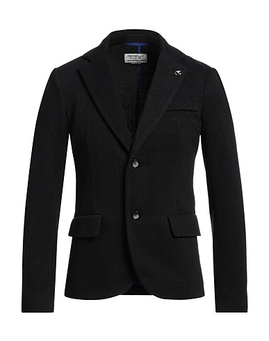 FRED MELLO Blazer Nero 52% Poliestere, 43% Cotone, 5% Altre Fibre