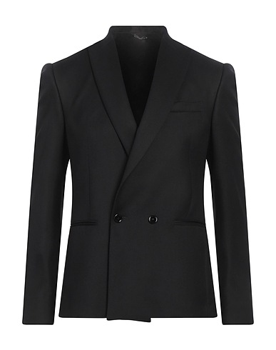 GREY DANIELE ALESSANDRINI Blazer Nero 63% Poliestere, 34% Viscosa, 3% Elastan