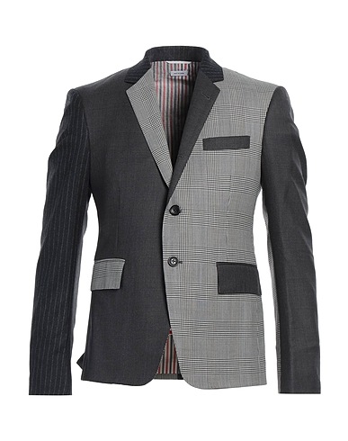 THOM BROWNE Blazer Grey 100% Wool