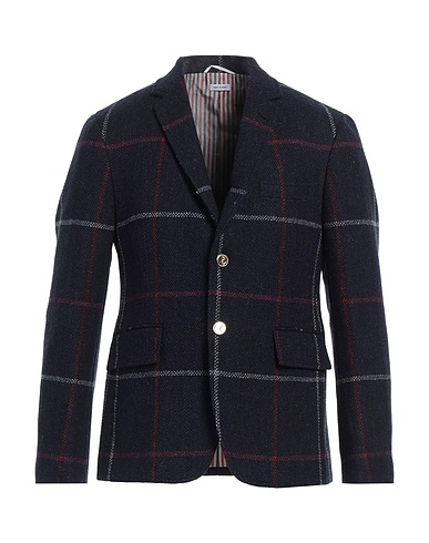 THOM BROWNE テーラードジャケット ネイビー ウール 100%