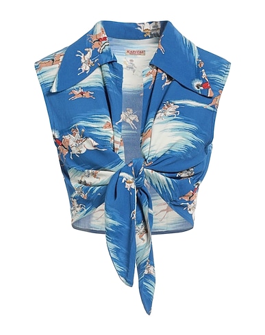 KAPITAL Top BLU 100% Rayon