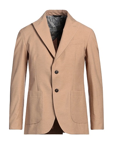 MESSAGERIE Blazer Beige 66% Cotton, 24% Linen, 10% Polyester
