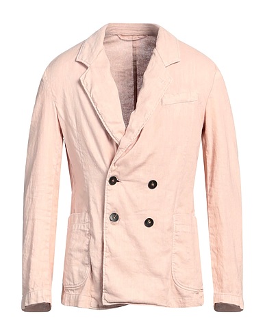 MESSAGERIE Blazer Light pink 57% Linen, 42% Cotton, 1% Elastane