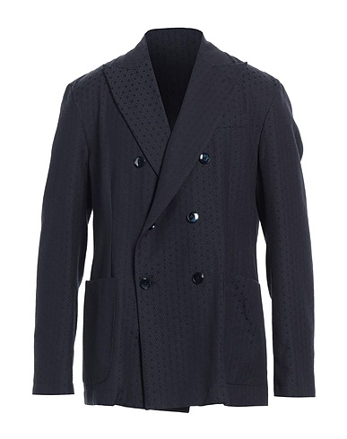 BERNA Blazer Navy blue 70% Polyester, 30% Wool