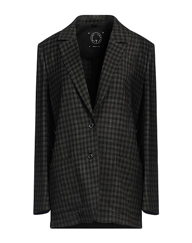 T-JACKET by TONELLO Jackett Militärgrün 97% Wolle, 3% Leinen