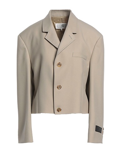 MM6 MAISON MARGIELA Blazer Beige 55% Polyester, 45% Wool