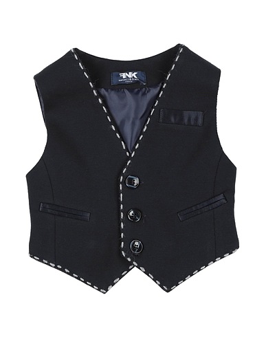 MANUELL & FRANK Suit vest Midnight blue 65% Viscose, 30% Polyamide, 5% Elastane