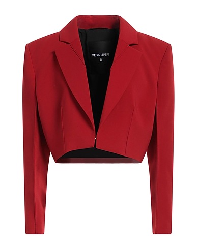 PATRIZIA PEPE Blazer ESSENTIAL	 Brick red 97% Polyester, 3% Elastane