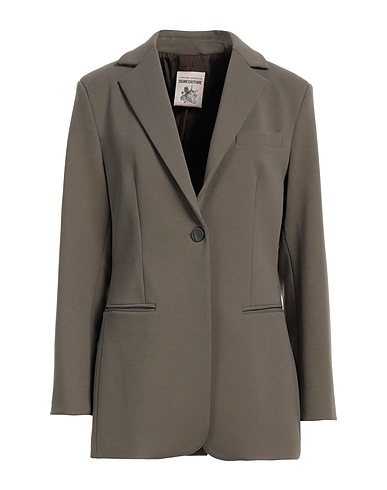 SEMICOUTURE Jackett Khaki 65% Viskose, 30% Polyamid, 5% Elastan, Polyester
