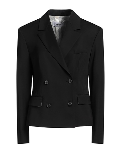 GRIFONI Blazer Black 80% Viscose, 18% Virgin Wool, 2% Elastane
