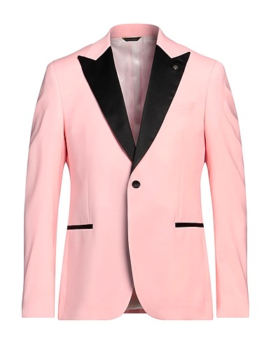 MANUEL RITZ Blazer Light pink 100% Virgin Wool