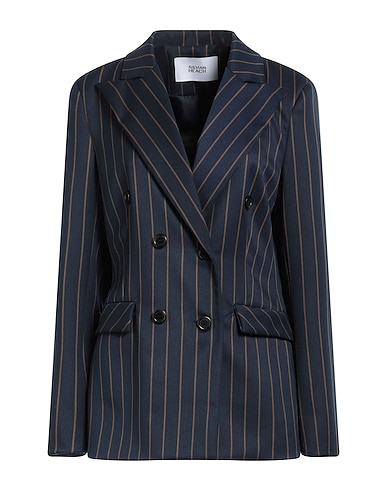 SILVIAN HEACH Blazer Navy blue 78% Polyester, 18% Viscose, 4% Elastane
