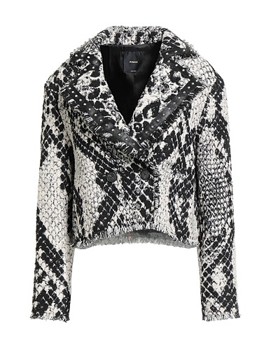 PINKO Blazer Black 36% Cotton, 34% Acrylic, 23% Polyester, 5% Wool, 2% Polyamide