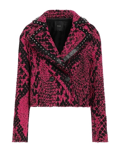 PINKO Blazer Fuchsia 36% Cotton, 34% Acrylic, 23% Polyester, 5% Wool, 2% Polyamide