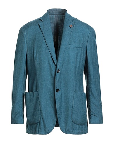 LARDINI Blazer Turchese 43% Cachemire, 42% Lana, 15% Seta
