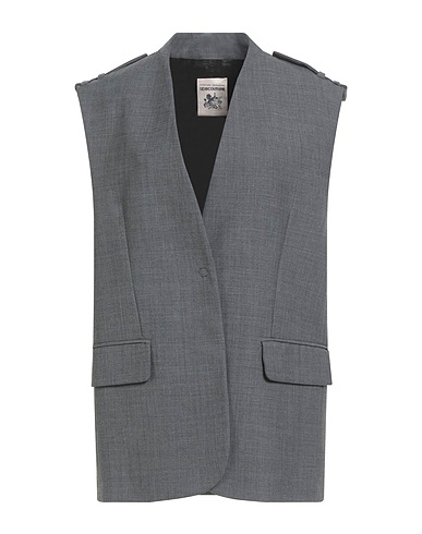 SEMICOUTURE Blazer Grey 53% Polyester, 43% Virgin Wool, 4% Elastane