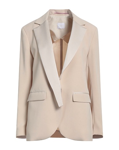MERCI ITALIA Blazer Beige 92% Polyester, 8% Elastane
