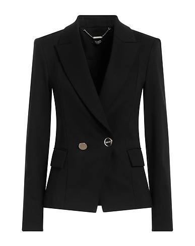 LIU •JO Blazer Black 65% Viscose, 30% Polyamide, 5% Elastane