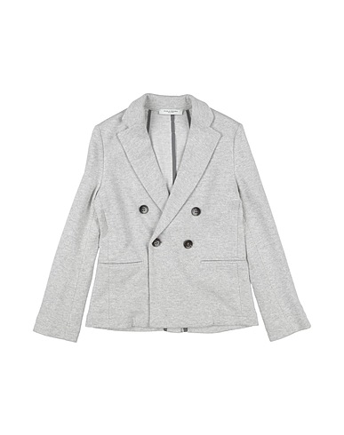 PAOLO PECORA Blazer Light grey 38% Viscose, 38% Polyester, 22% Cotton, 2% Elastane