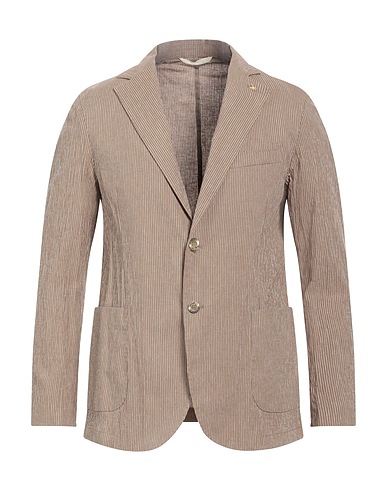 AT.P.CO Blazer Khaki 73% Cotton, 26% Linen, 1% Elastane