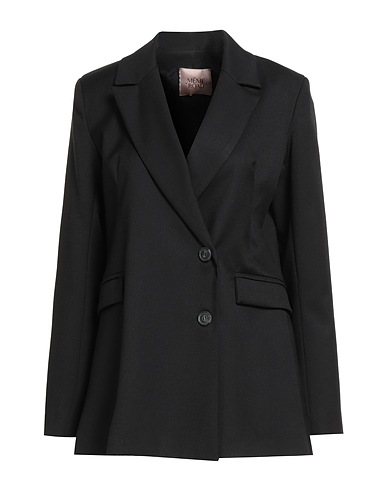 MÊME ROAD Blazer Black 66% Polyester, 31% Viscose, 3% Elastane
