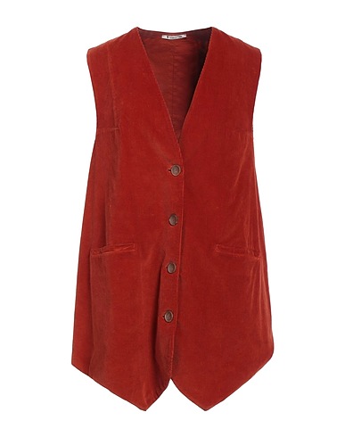 TREBARRABI® Waistcoat Rust 98% Cotton, 2% Elastic fibres