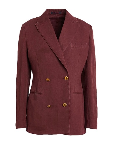 THE GIGI Blazer Burgundy 51% Hemp, 49% Cotton