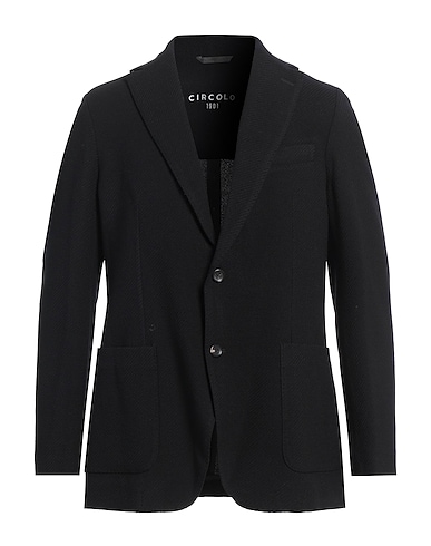 CIRCOLO 1901 Blazer Black 98% Virgin Wool, 2% Elastane