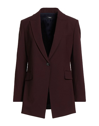 THEORY Blazer Burgundy 96% Wool, 4% Elastane