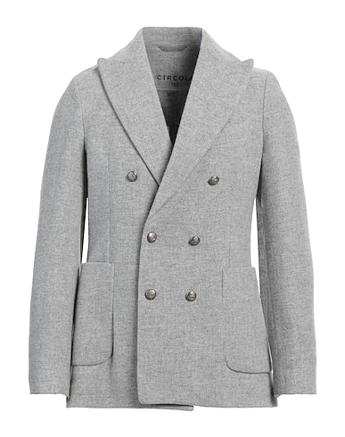 CIRCOLO 1901 Blazer Light grey 90% Virgin Wool, 10% Cashmere
