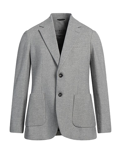 CIRCOLO 1901 Blazer Light grey 95% Cotton, 5% Elastane