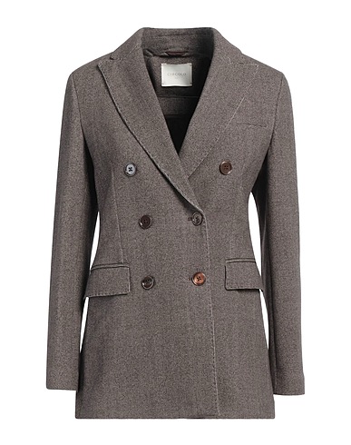 CIRCOLO 1901 Blazer Brown 95% Cotton, 5% Elastane