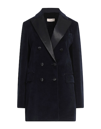 CIRCOLO 1901 Blazer Midnight blue 80% Cotton, 20% Polyester