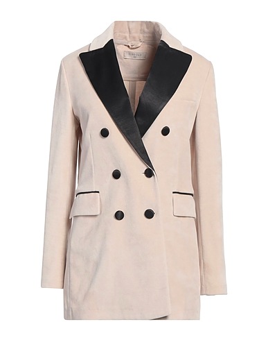 CIRCOLO 1901 Blazer Beige 80% Cotton, 20% Polyester