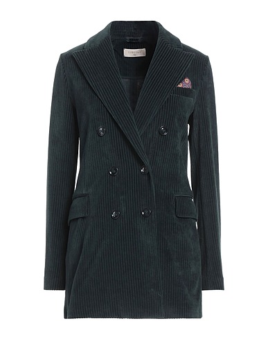 CIRCOLO 1901 Blazer Deep teal 80% Cotton, 20% Polyester