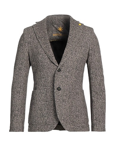 MANUEL RITZ Blazer Brown 95% Cotton, 5% Elastane