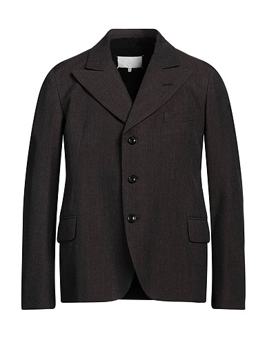 MAISON MARGIELA Blazer Dark brown 100% Wool