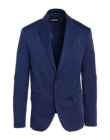 DONDUP Blazer Blu navy 94% Cotone, 5% Seta, 1% Elastan