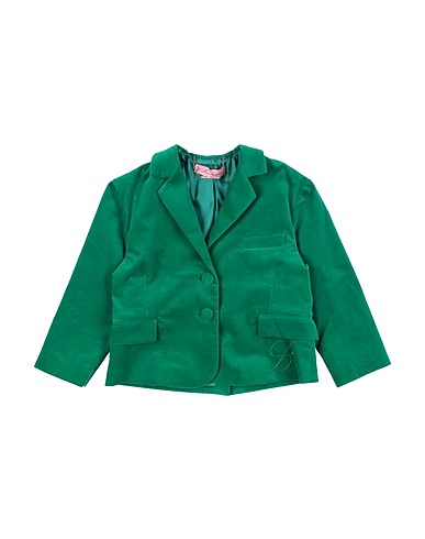 MISS BLUMARINE Blazer Green 98% Cotton, 2% Elastane