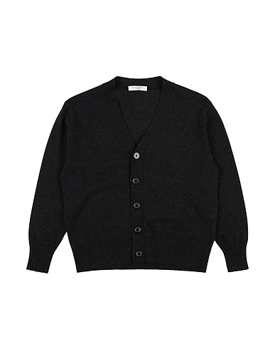 PAOLO PECORA Cardigan Charcoal 33% Viscose, 23% Nylon, 20% Cotton, 20% Metallic fiber, 4% Cashmere