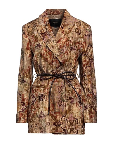 SEVENTY VENEZIA Blazer Mustard 100% Polyester, Viscose