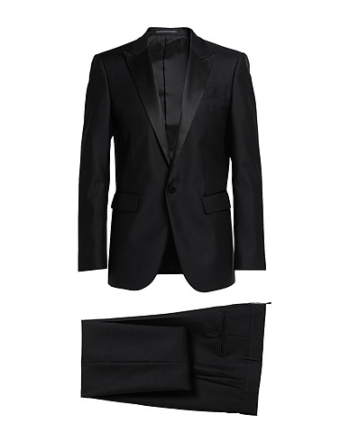 DSQUARED2 Suits Black 65% Virgin Wool, 35% Silk