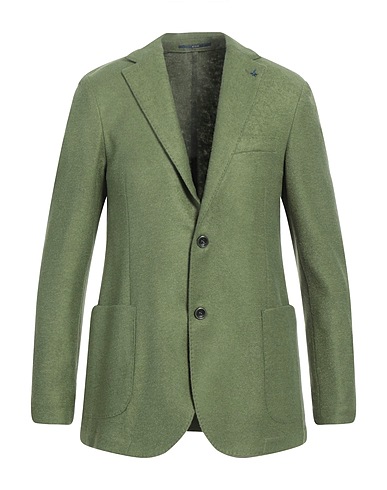 AT.P.CO Blazer Green 54% Acrylic, 24% Virgin Wool, 22% Polyester