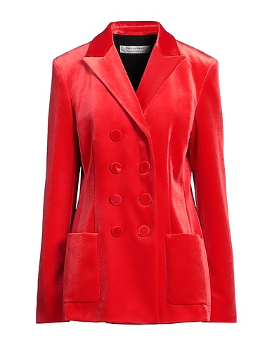 PHILOSOPHY di LORENZO SERAFINI Blazer Red 93% Polyester, 7% Elastane, Viscose, Cotton