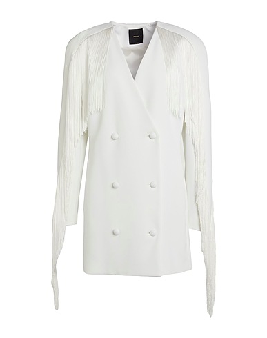 PINKO Blazer dress White 96% Polyester, 4% Elastane