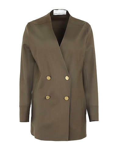 MILA SCHÖN Blazer Military green 92% Silk, 8% Elastane